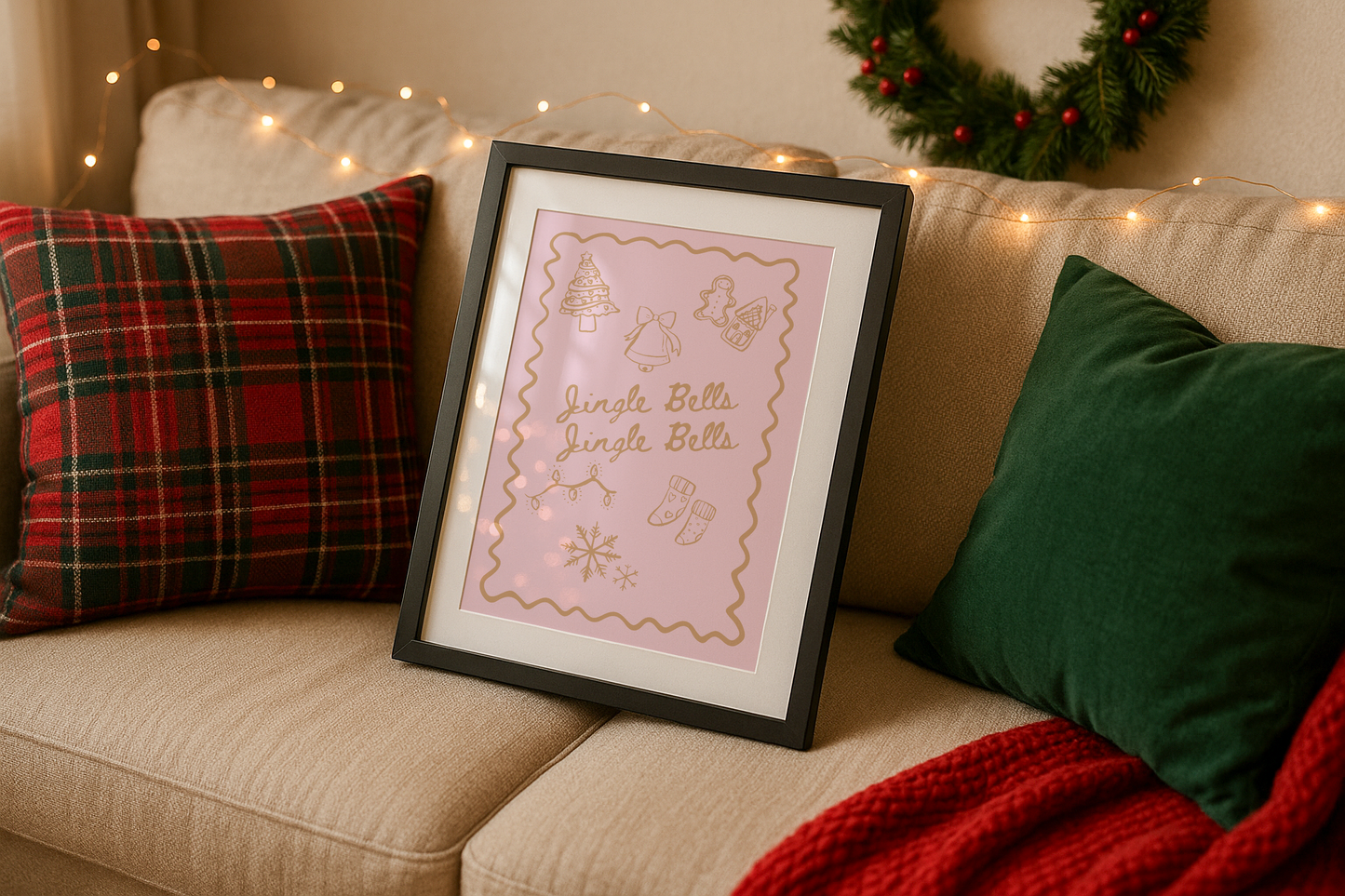 Jingle Bells Christmas Print