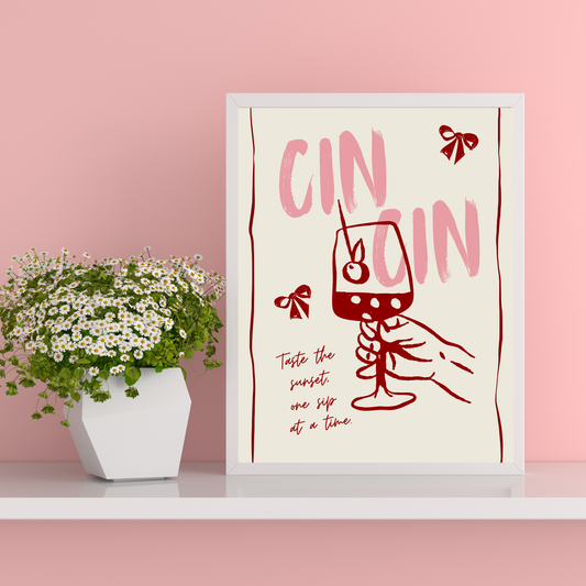 Cin Cin Print