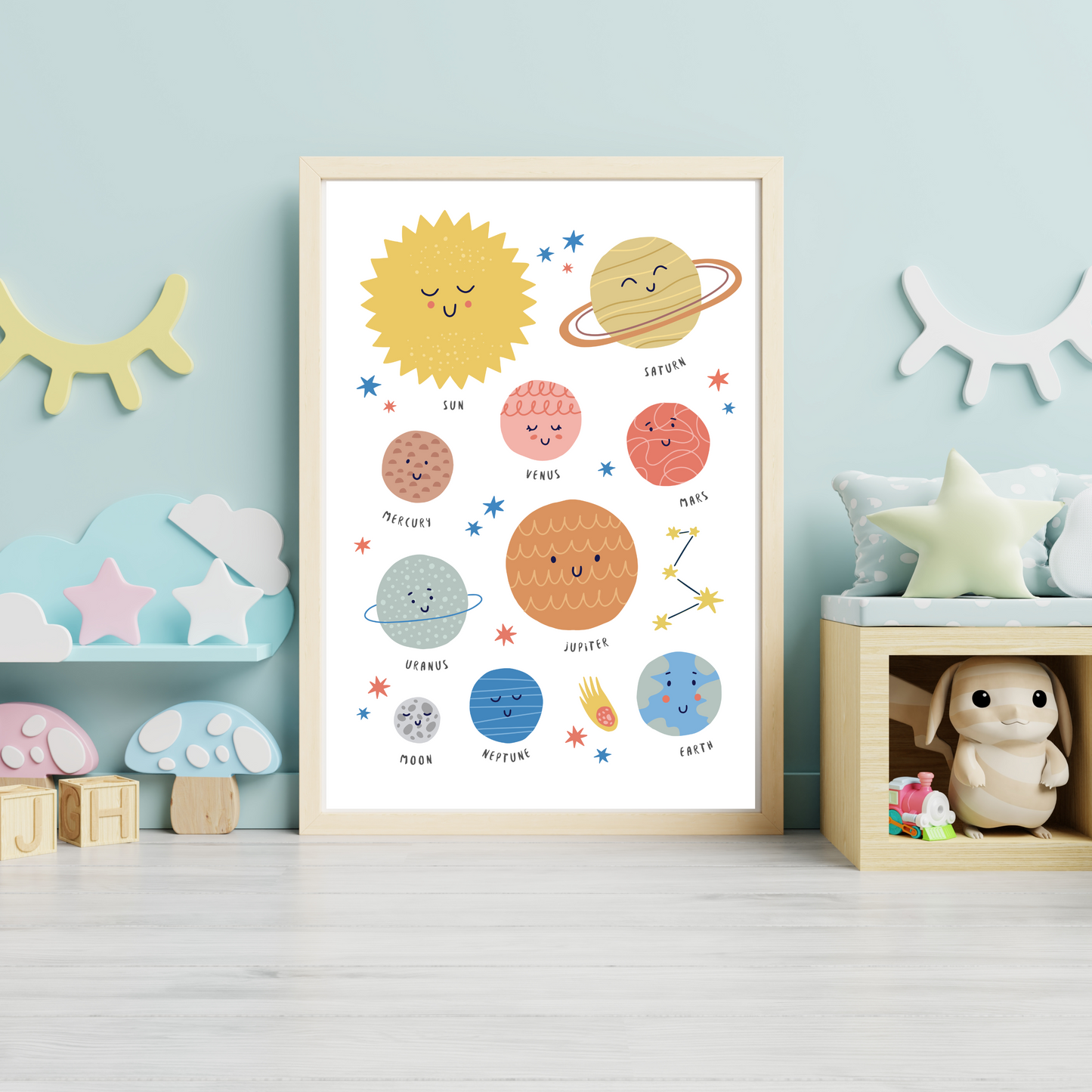 Solar System Kids & Nursery Print