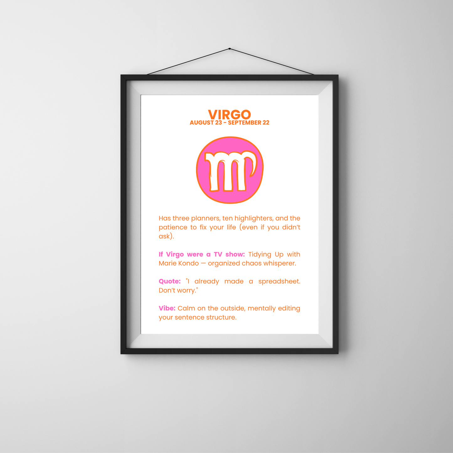 Fun Zodiac Star Sign