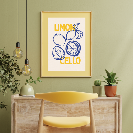 Limon Cello Print