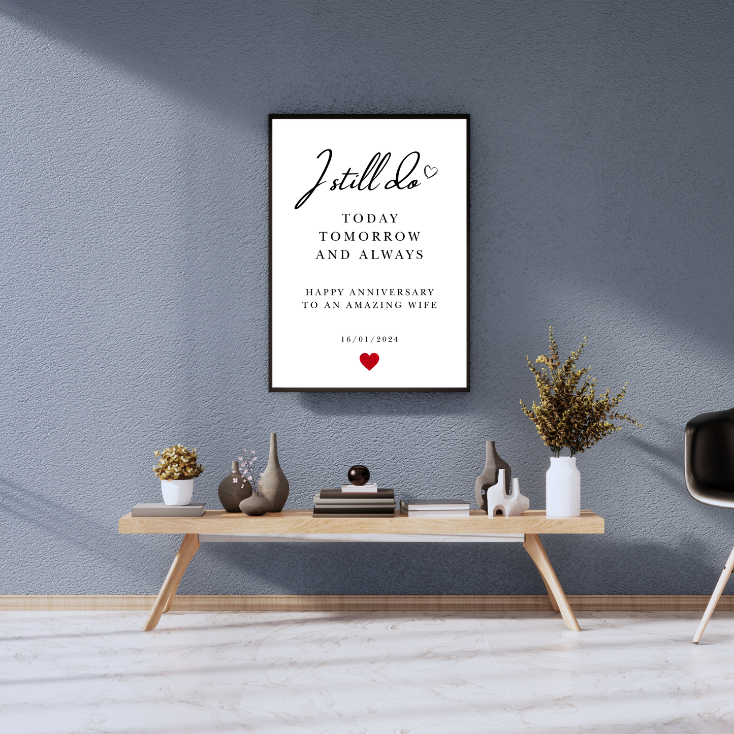 I Still Do – Anniversary Personalised Name Print