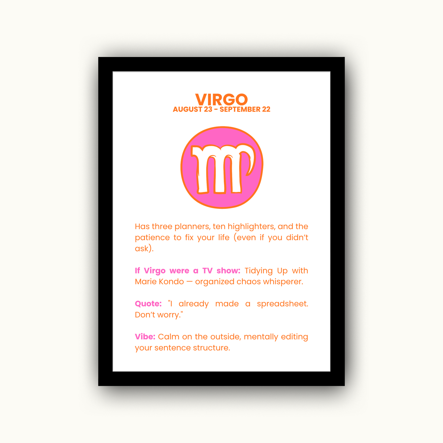 Fun Zodiac Star Sign