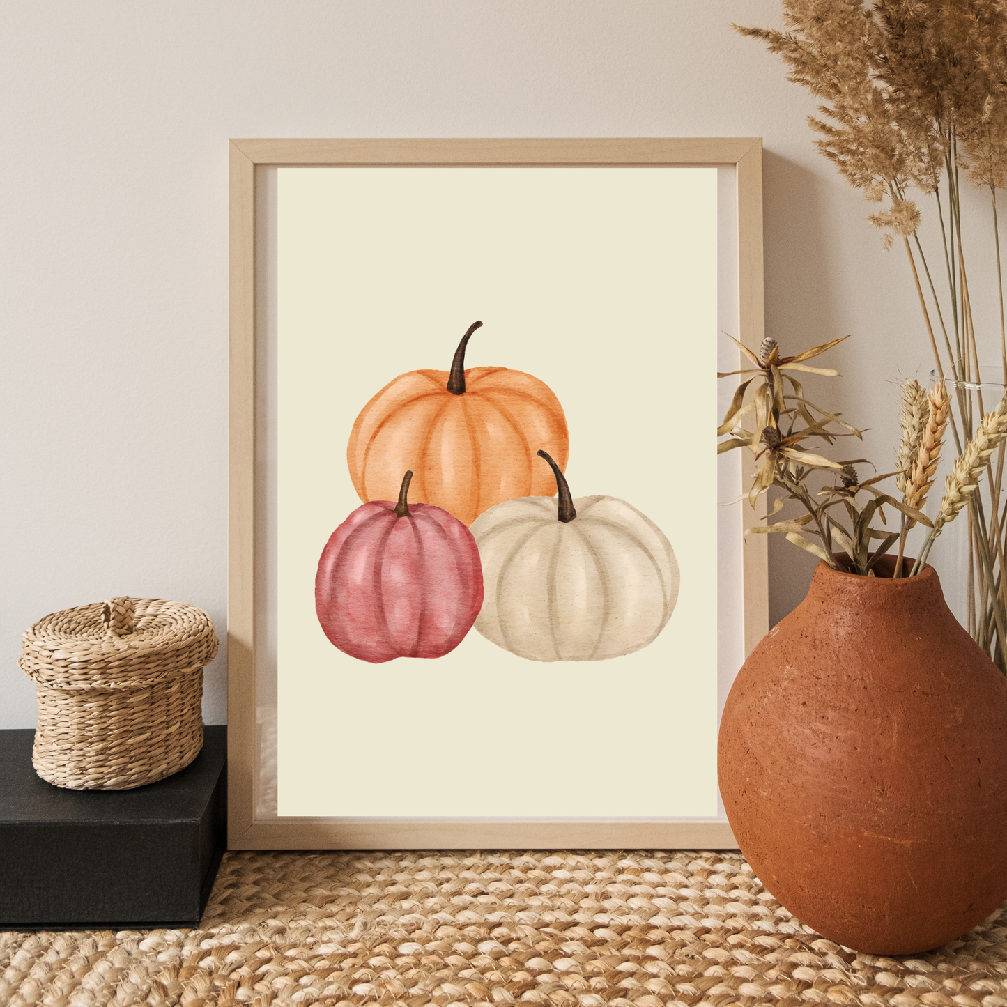 Pumpkins Autumn Print