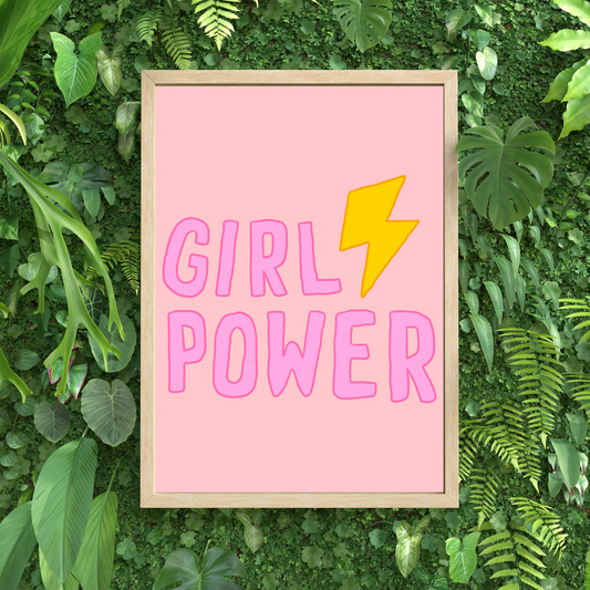 Girl Power Feminist Print