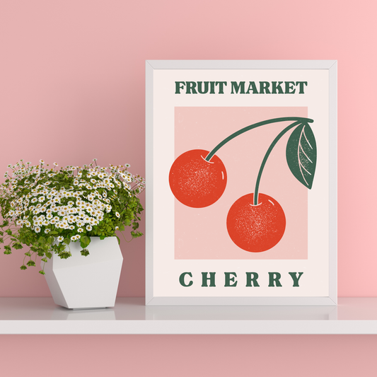 Fruit Market - Cherry Print