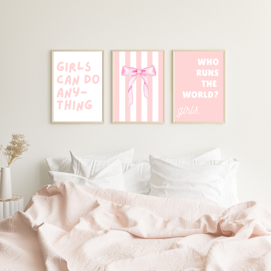 Who Runs The World? Girls. Cute & Girly Print