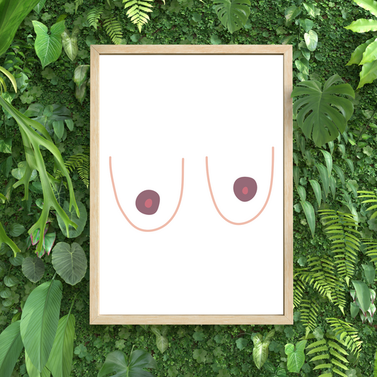 The Boob Statement Feminist Print