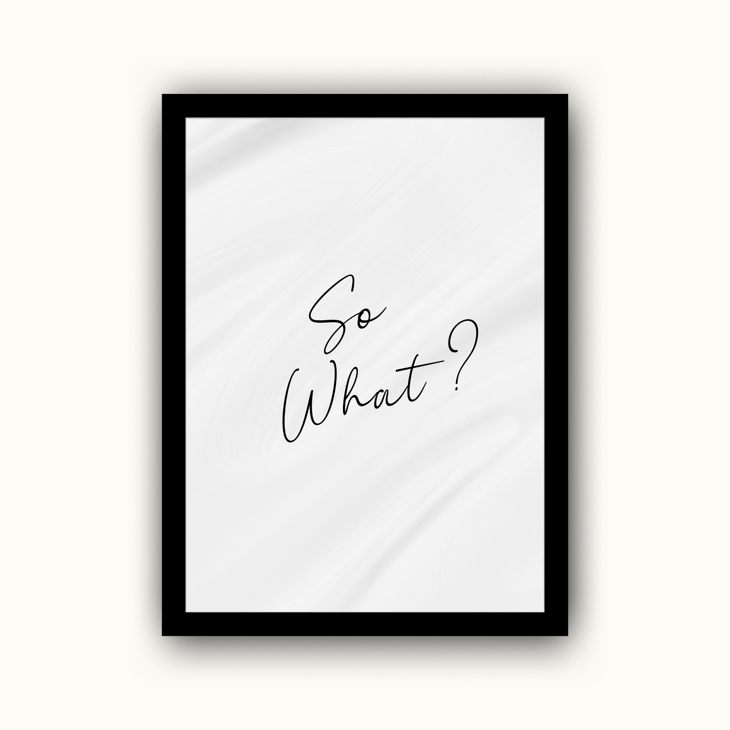 So What?