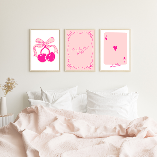 I'm Just A Girl Cute & Girly Print