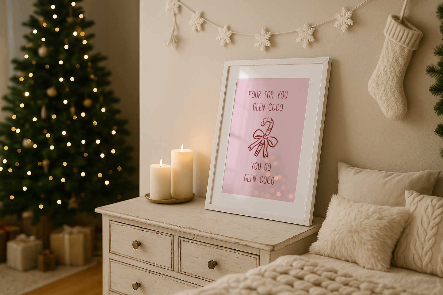 Glen Coco Mean Girls Christmas Print