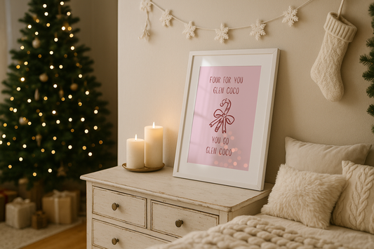 Glen Coco Mean Girls Christmas Print