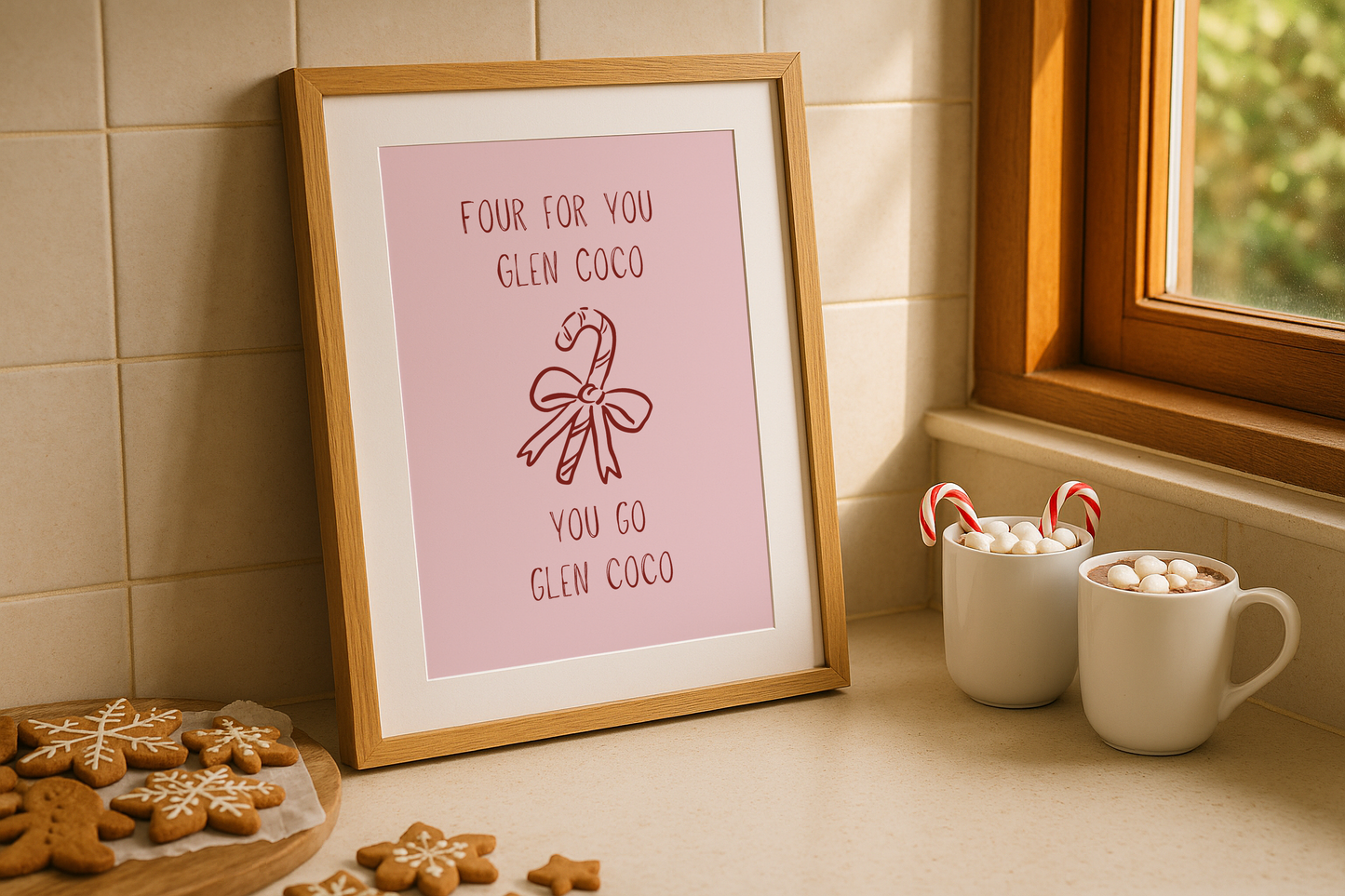Glen Coco Mean Girls Christmas Print