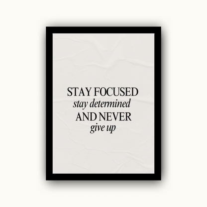 Stay Focused