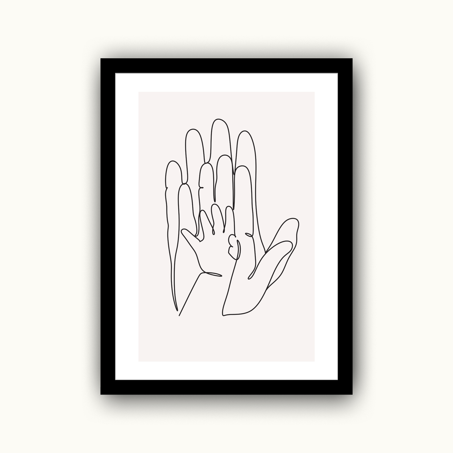 Hand in Hand - Home & Family Print
