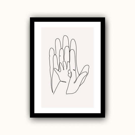 Hand in Hand - Home & Family Print