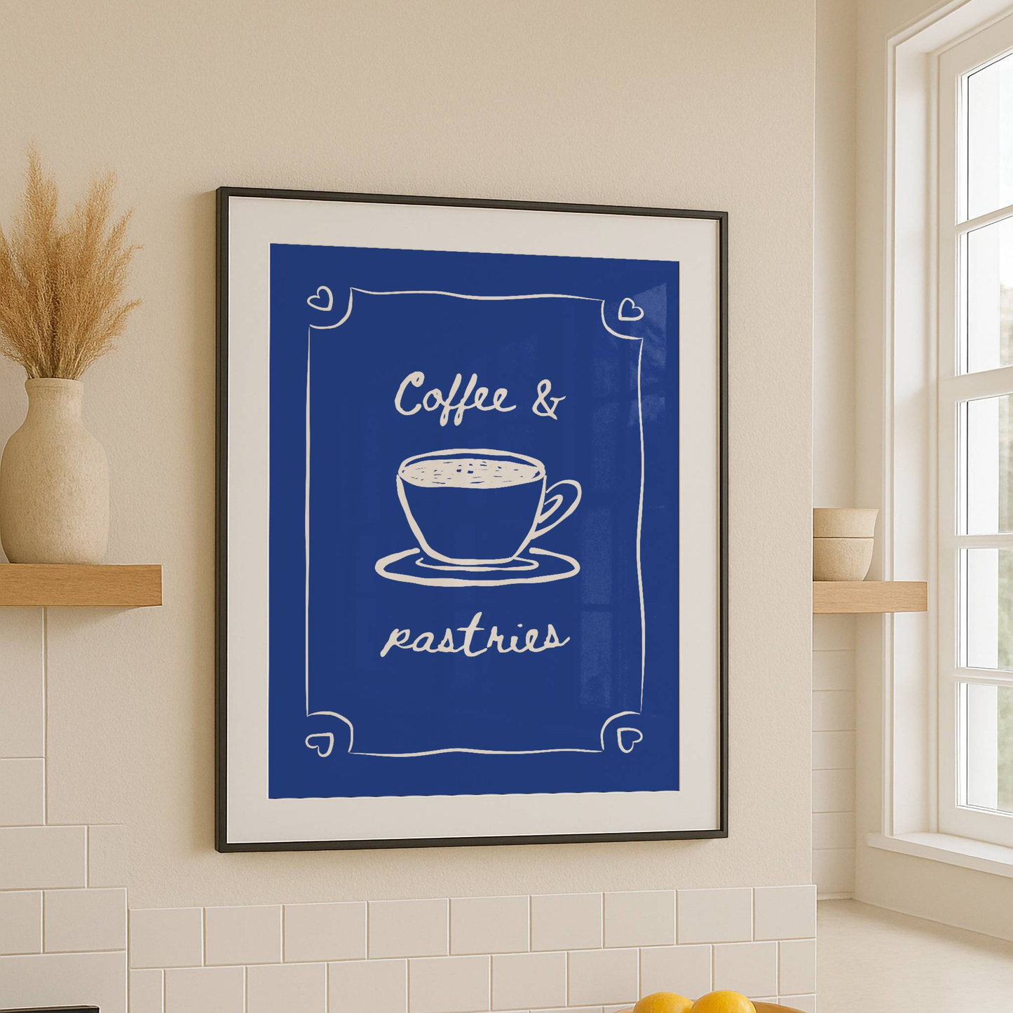 Coffee & Pastries Print