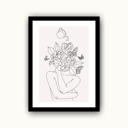 Water Yourself Motivational & Self Love Print