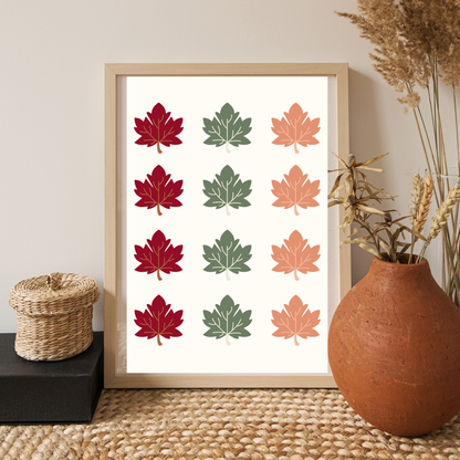 Autumn Leaves Autumn Print