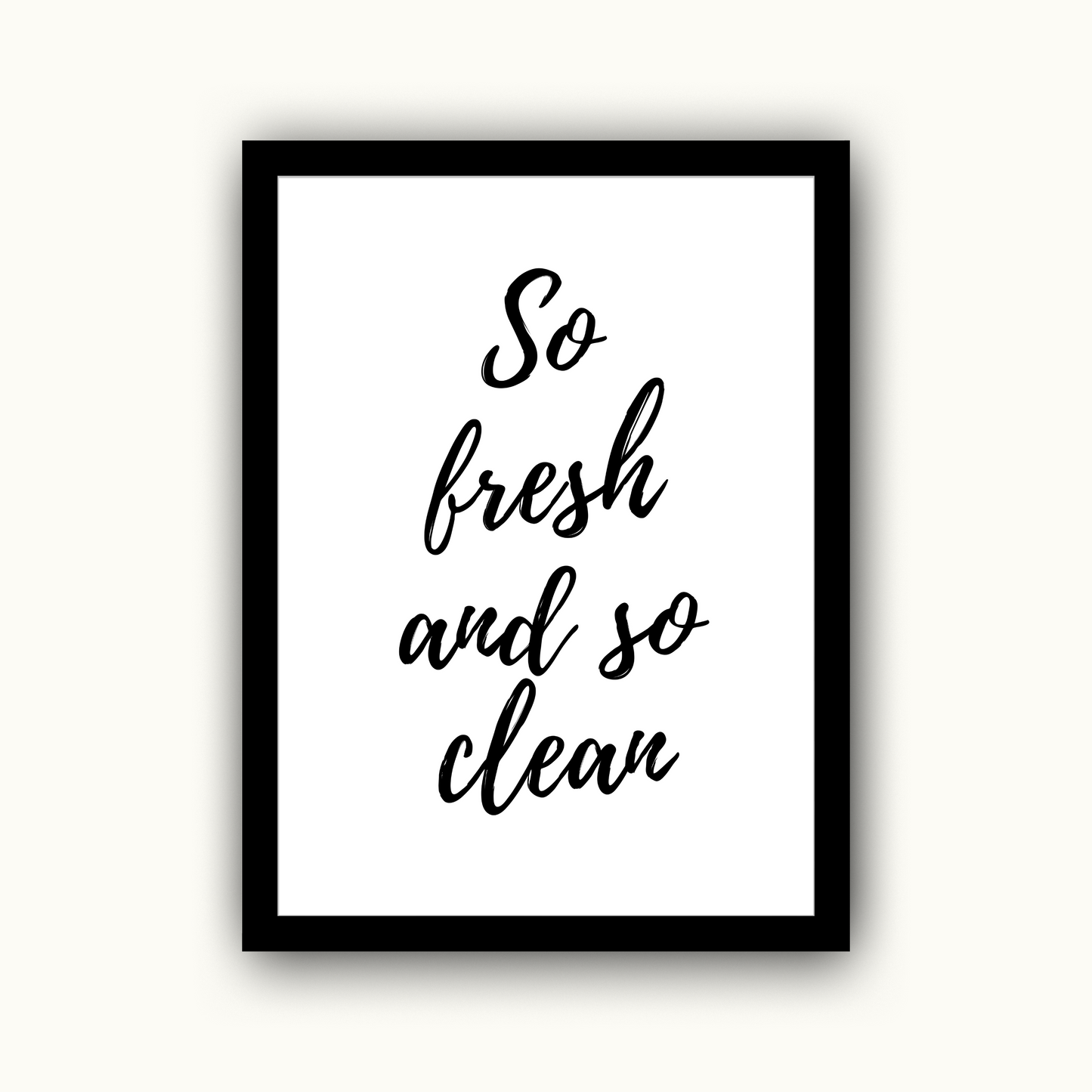 So Fresh and So Clean