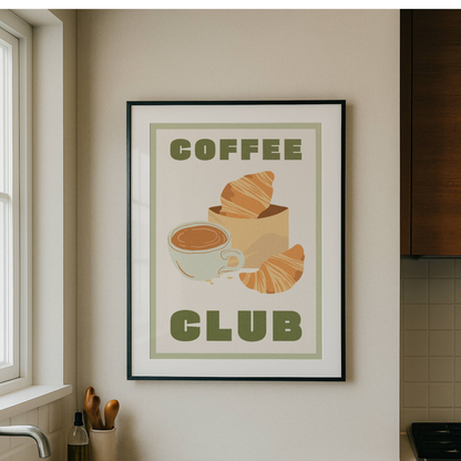 Coffee Club Print