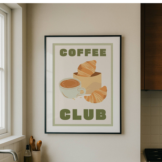Coffee Club Print