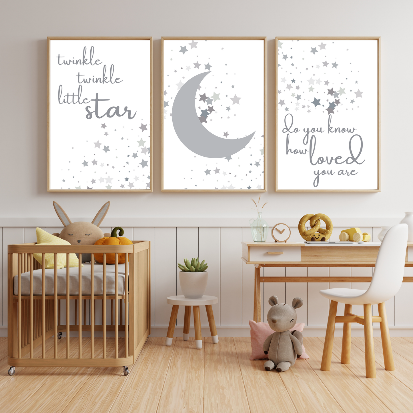 Twinkle Twinkle Little Star Kids & Nursery Print Set