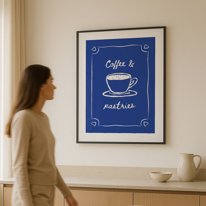Coffee & Pastries Print