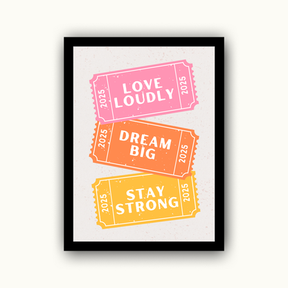 Positive Affirmations Motivational & Self Love Print