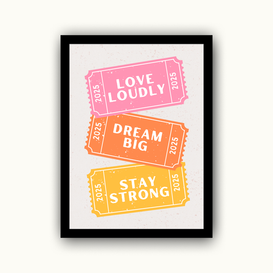 Positive Affirmations Motivational & Self Love Print
