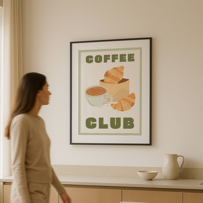 Coffee Club Print