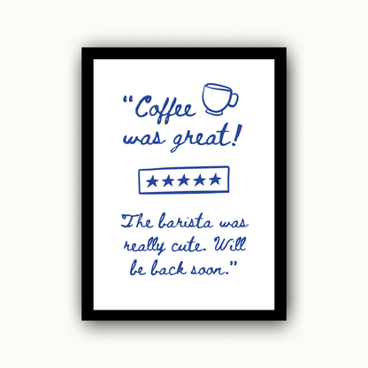 Coffee Review Print