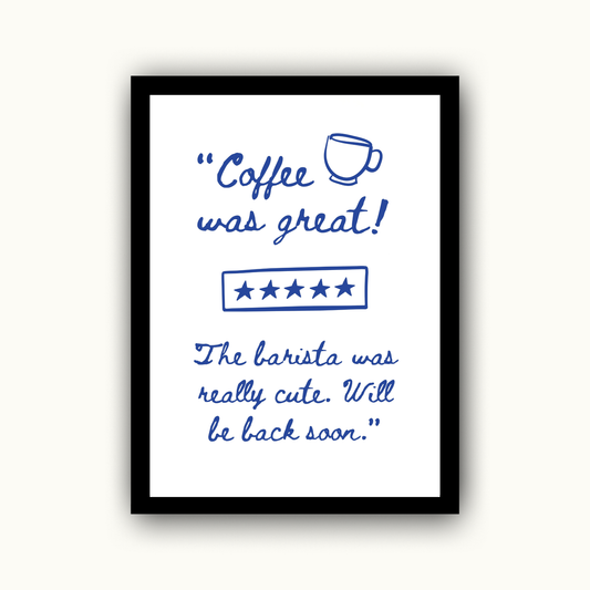 Coffee Review Print