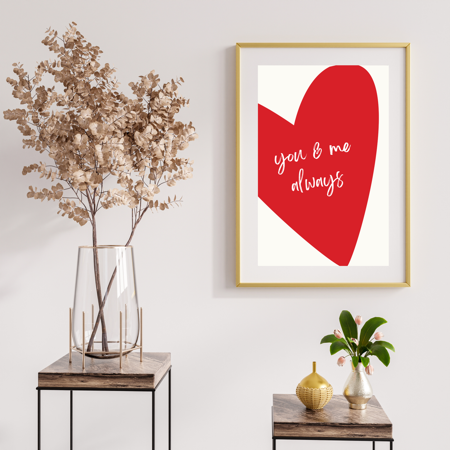 You & Me Always – Wedding & Anniversary Print