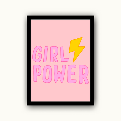 Girl Power Feminist Print
