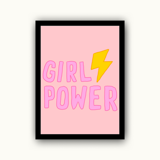 Girl Power Feminist Print