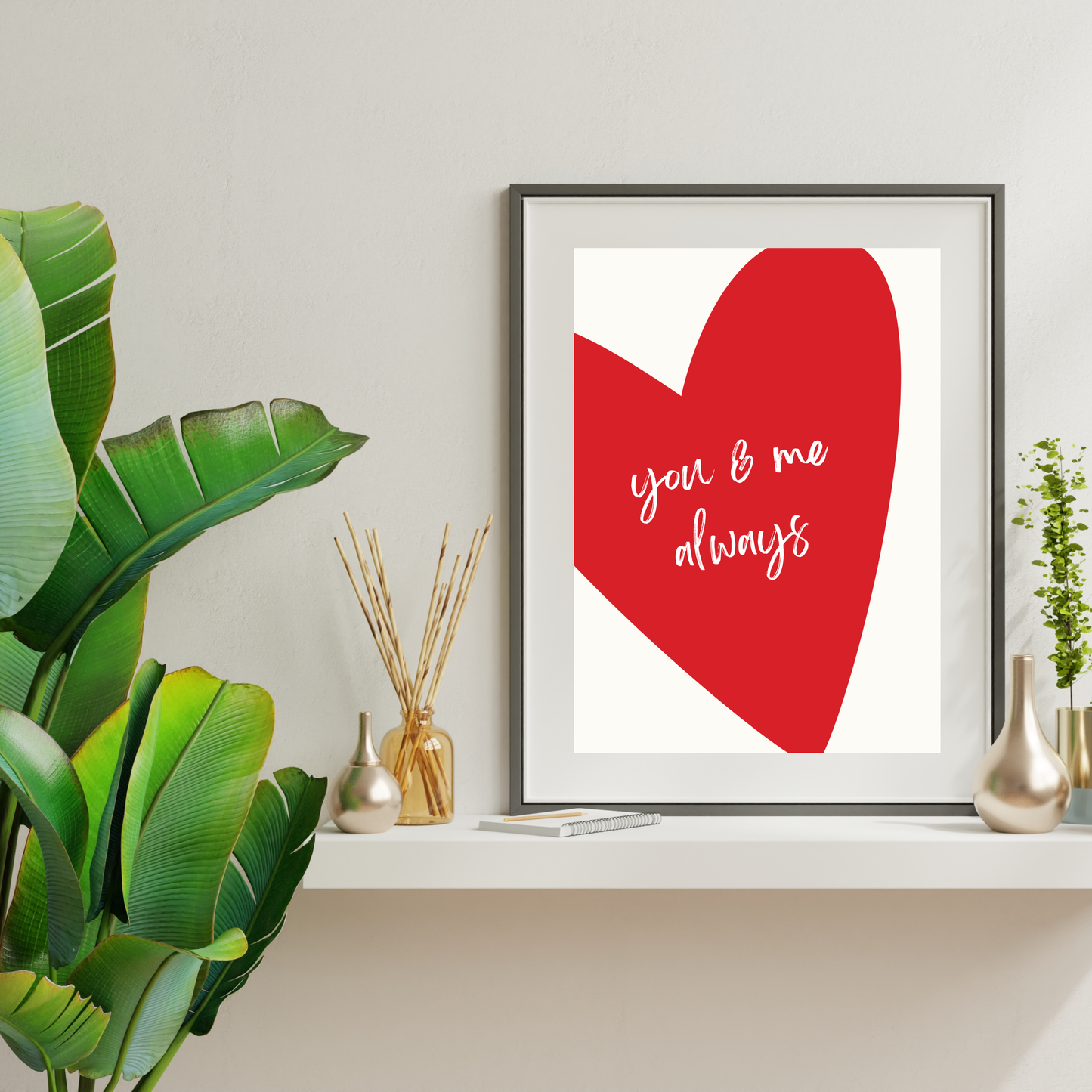 You & Me Always – Wedding & Anniversary Print