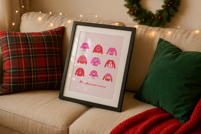 Its Ugly Jumper Season Christmas Print