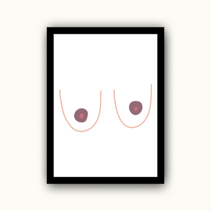 The Boob Statement Feminist Print