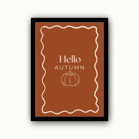 Hello Autumn Autumn Print