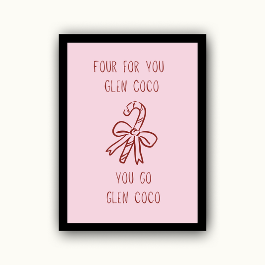 Glen Coco Mean Girls Christmas Print
