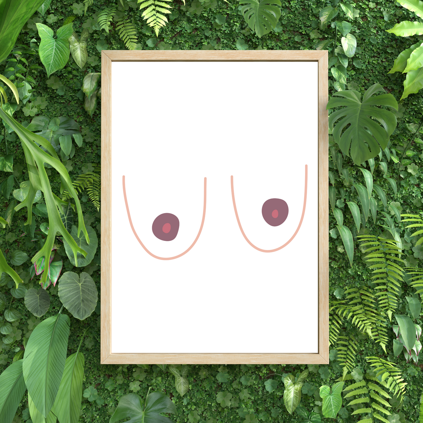 The Boob Statement Feminist Print